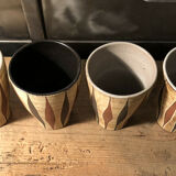 Lot 4 vintage ceramic cups germany