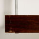 Coat rack in rosewood and metal