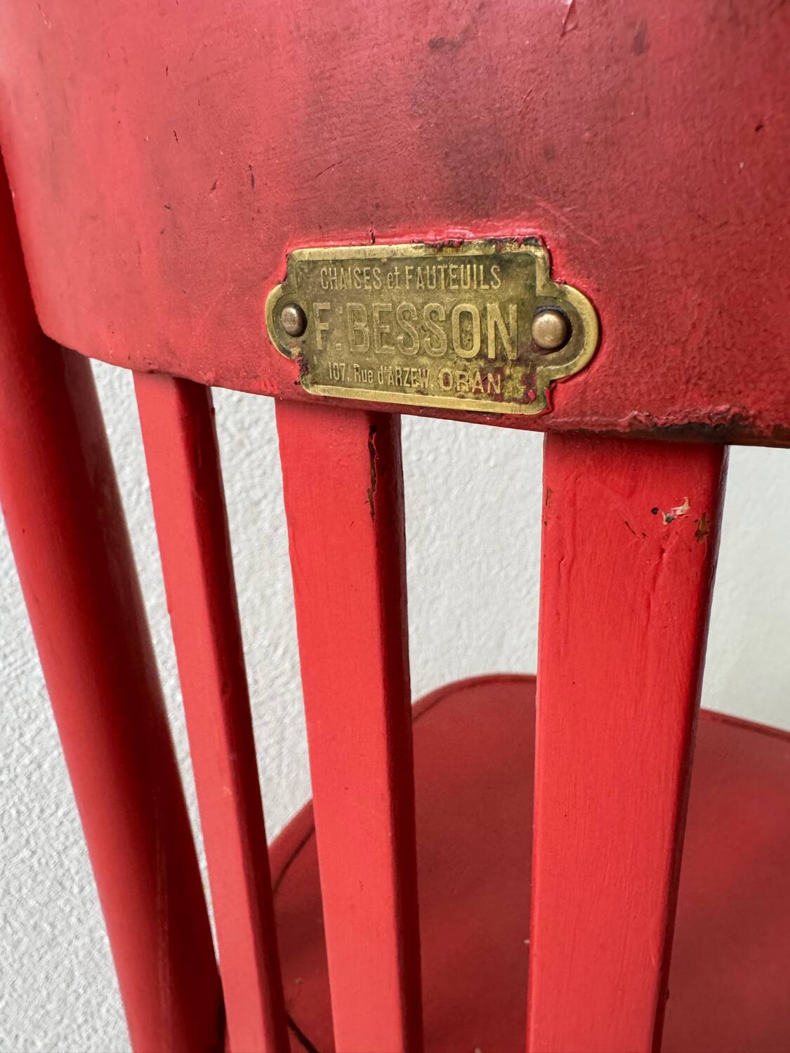 Bentwood bistro chair from the 50s Algeria