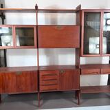 Mid-Century Modular Bookcase by Edmondo Palutari for Dassi, Italy, 1950s