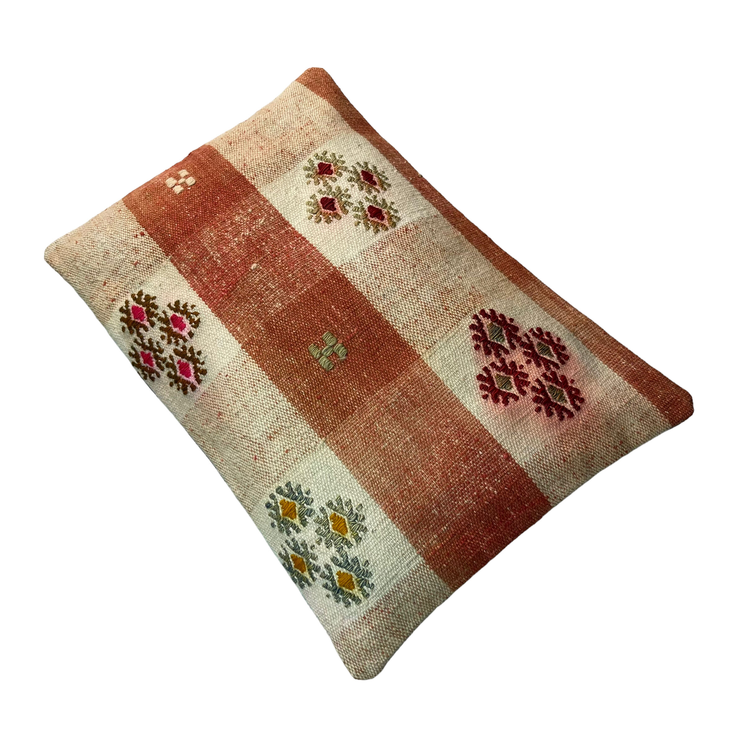 Vintage turkish kilim cushion cover 30x50cm