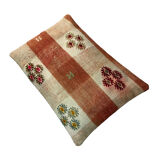 Vintage turkish kilim cushion cover 30x50cm
