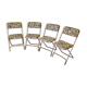 Vintage French Lafuma Chantazur Folding Chairs, from the 1960s.