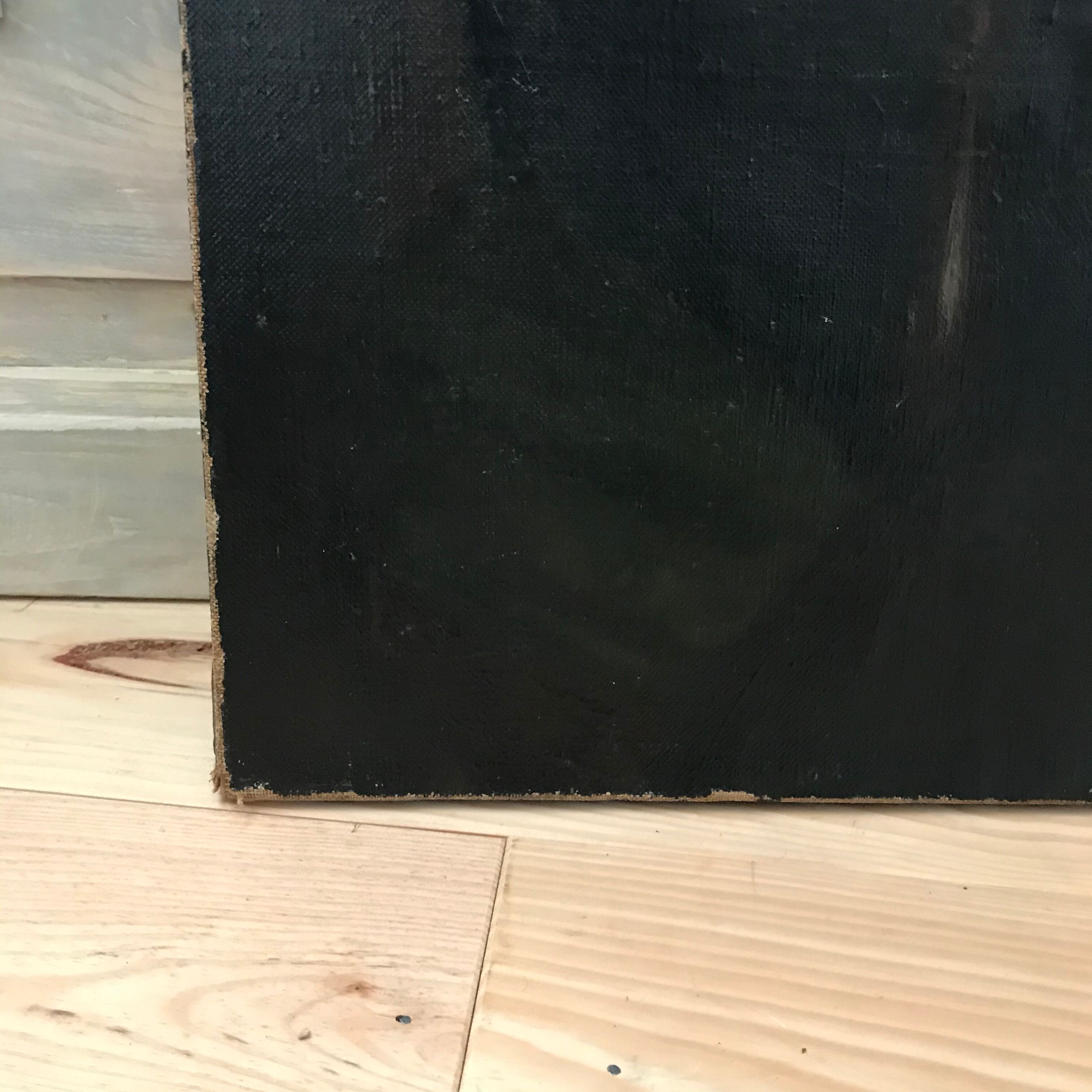 Portrait à l’huile veille dame