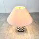 Vintage Italian ceramic artichoke table lamp, 1960s