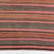 Pink & Brown Striped Pattern Vintage Kilim Rug, 167x254Cm