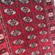 Tapis vintage turkmen afghan Boukhara 102X130
