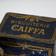 Two boxes metal small butter and coffee Caiffa