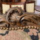 Louis XV style walnut armchair