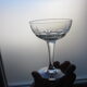 Lot de 10 coupes a champagne ancienne en verre taillè