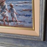 Children at the seaside.