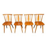 Set of 4 chairs bistrot Iller 70'