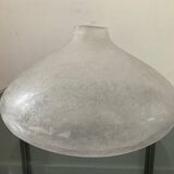 Vase organique « Scavo » vintage pâte de verre