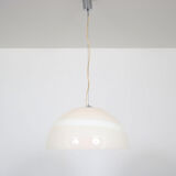 1970s glass hanging lamp by Leucos, Italy
