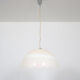 1970s glass hanging lamp by Leucos, Italy
