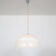 1970s glass hanging lamp by Leucos, Italy