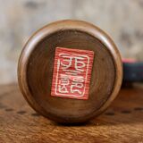 Leaf kokeshi, by Usaburo, Japan, 1970s