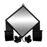 Art Deco wrought iron mirror