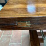 System table, portfolio, design teak veneer 80s