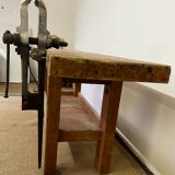 Old wooden workbench