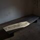 Burnt oak coffee table