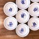Set de 9 assiettes semi-creuses St Amand
