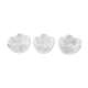 Moulded glass candlesticks