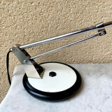 Aluminor articulated desk lamp France vintage 70s