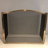 Brass fire screen