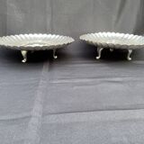 2 Christofle cake display cups