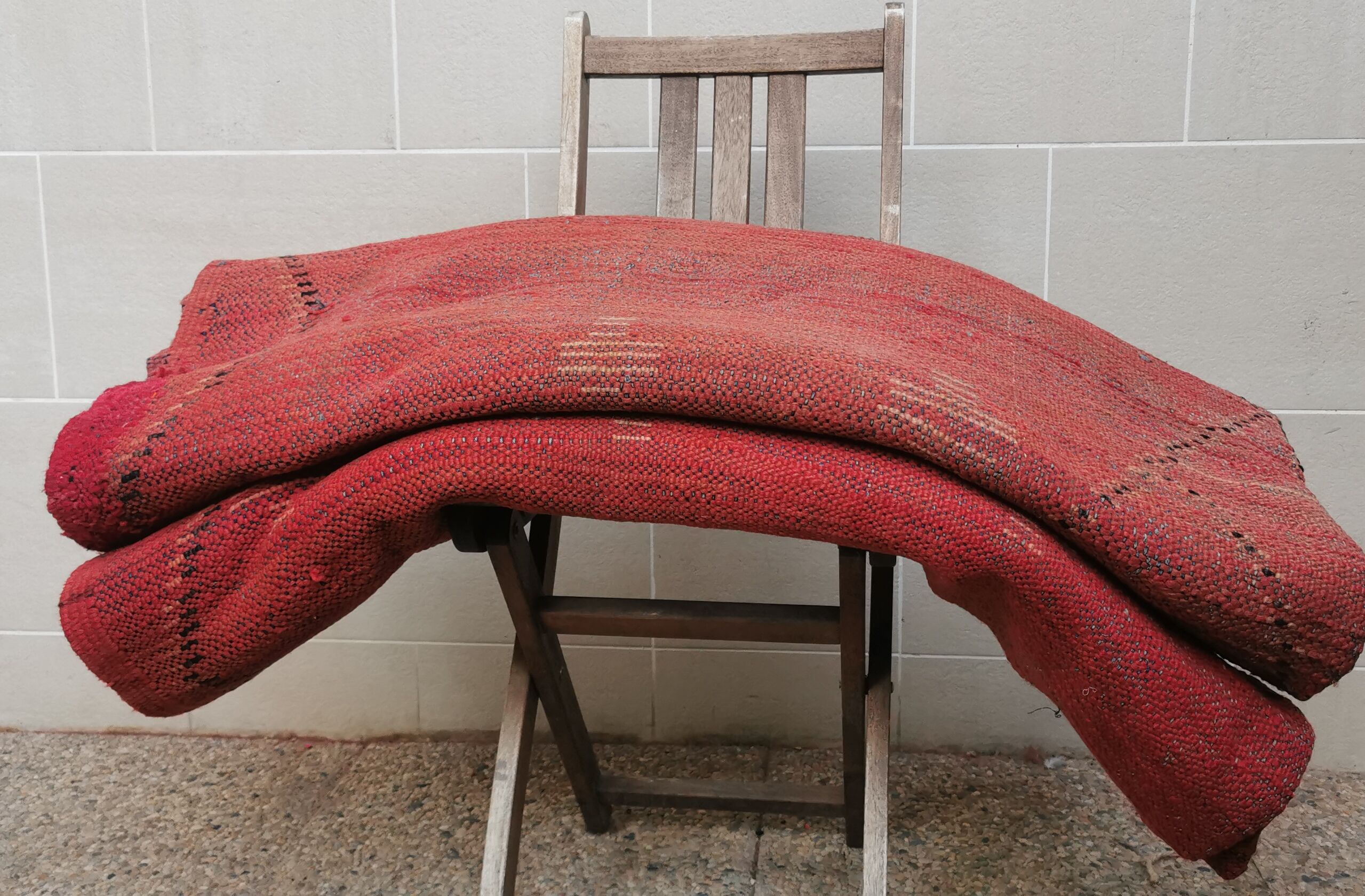 Vintage Berber carpet boujaad 200/390