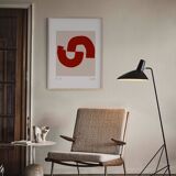 Abstract composition giclee print, 50x70cm