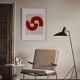 Abstract composition giclee print, 50x70cm