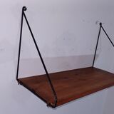 Wooden Wall Shelf, 1970s