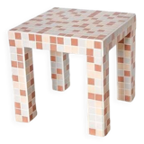 Mosaic tile side table