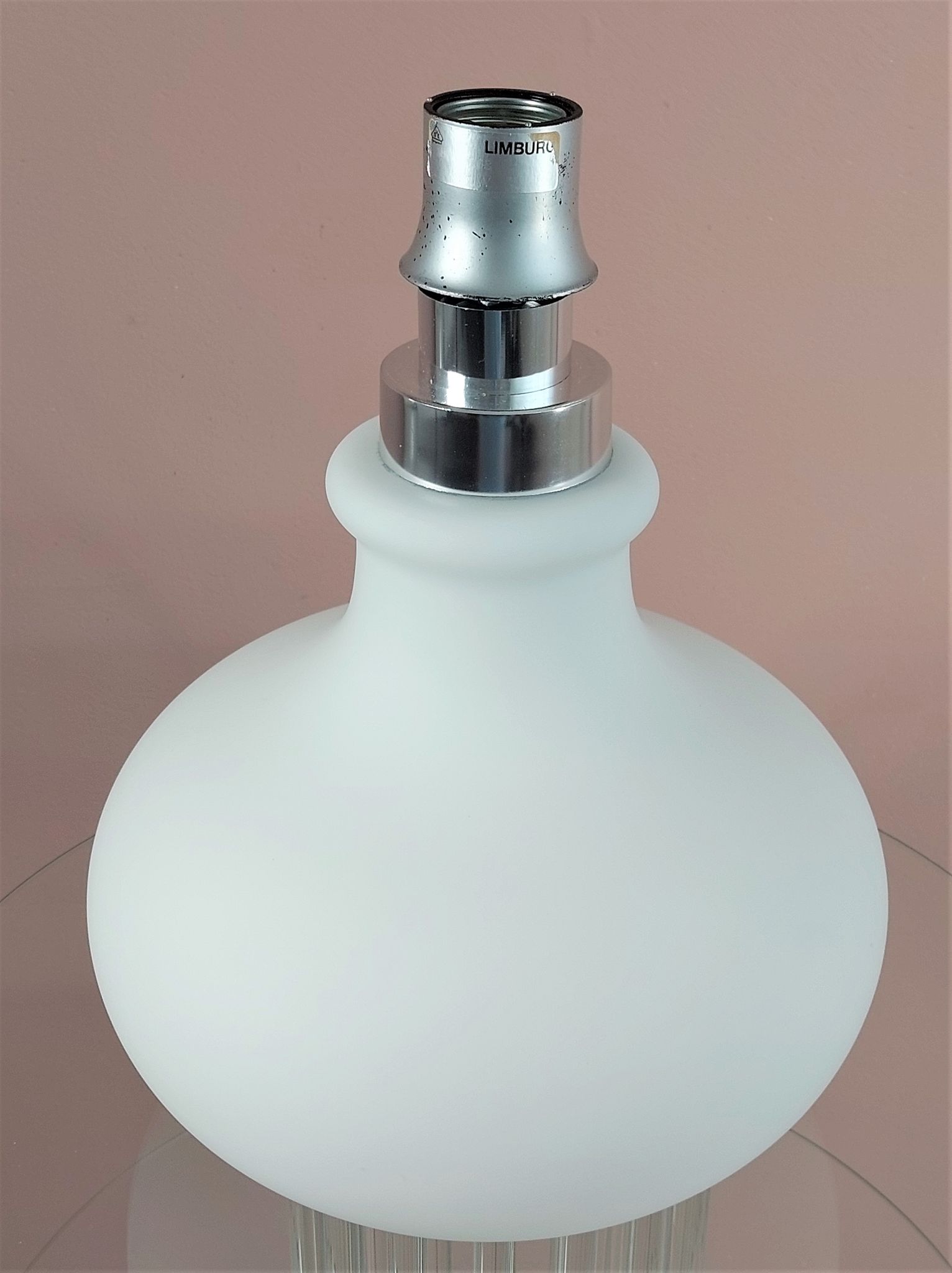 Lampe de chevet par Glashutte Limburg, années 1960.