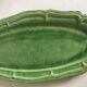Dieulefit XXXL glazed earthenware dish with fluting 1950