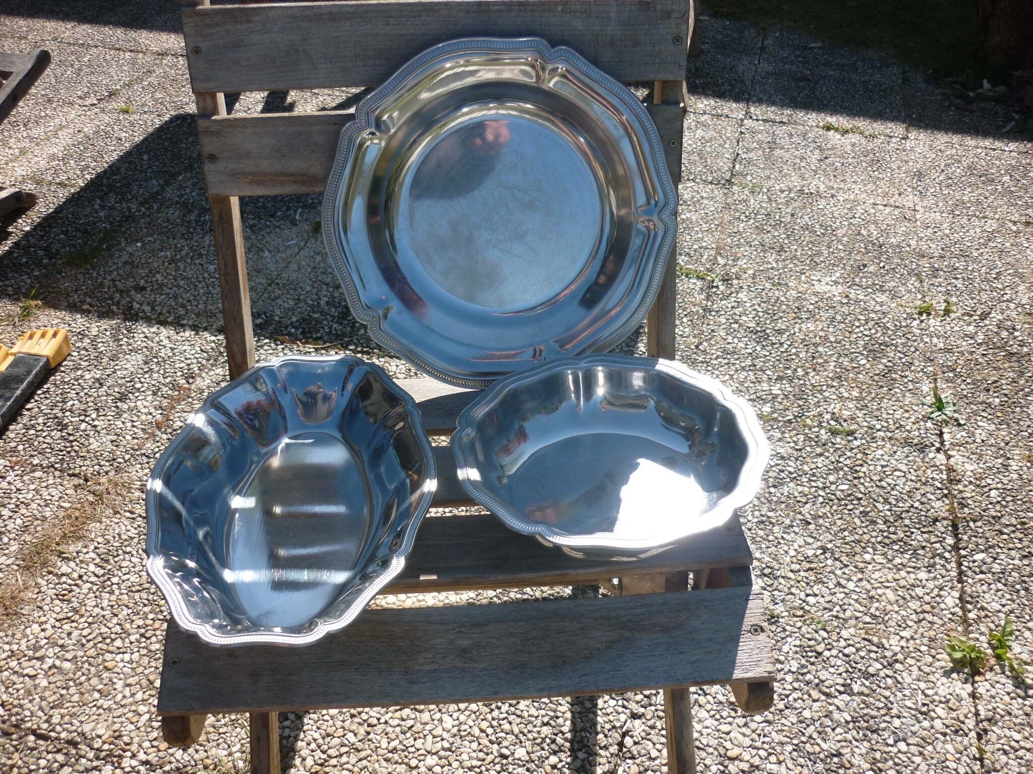 Plat de service rond Guy Degrenne Ø 33 cm