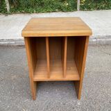 Pair of Scandinavian wooden vinyl furniture