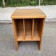 Pair of Scandinavian wooden vinyl furniture