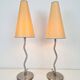 Lampes de table vintage Squiggle Antimon Zigzag d'Ikea, années 1990, ensemble de 2