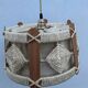 Suspension jute et bois de style scandinave