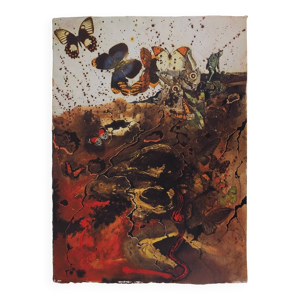Salvador Dali : Auvergne, - papillon
