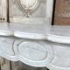 Louis XV style fireplace in white marble circa 1900