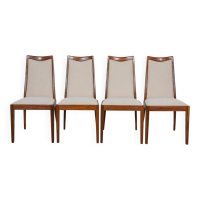 Chaises de salle à manger en teck de style Mid-Century par Leslie Dandy pour G-Plan, Royaume-Uni,