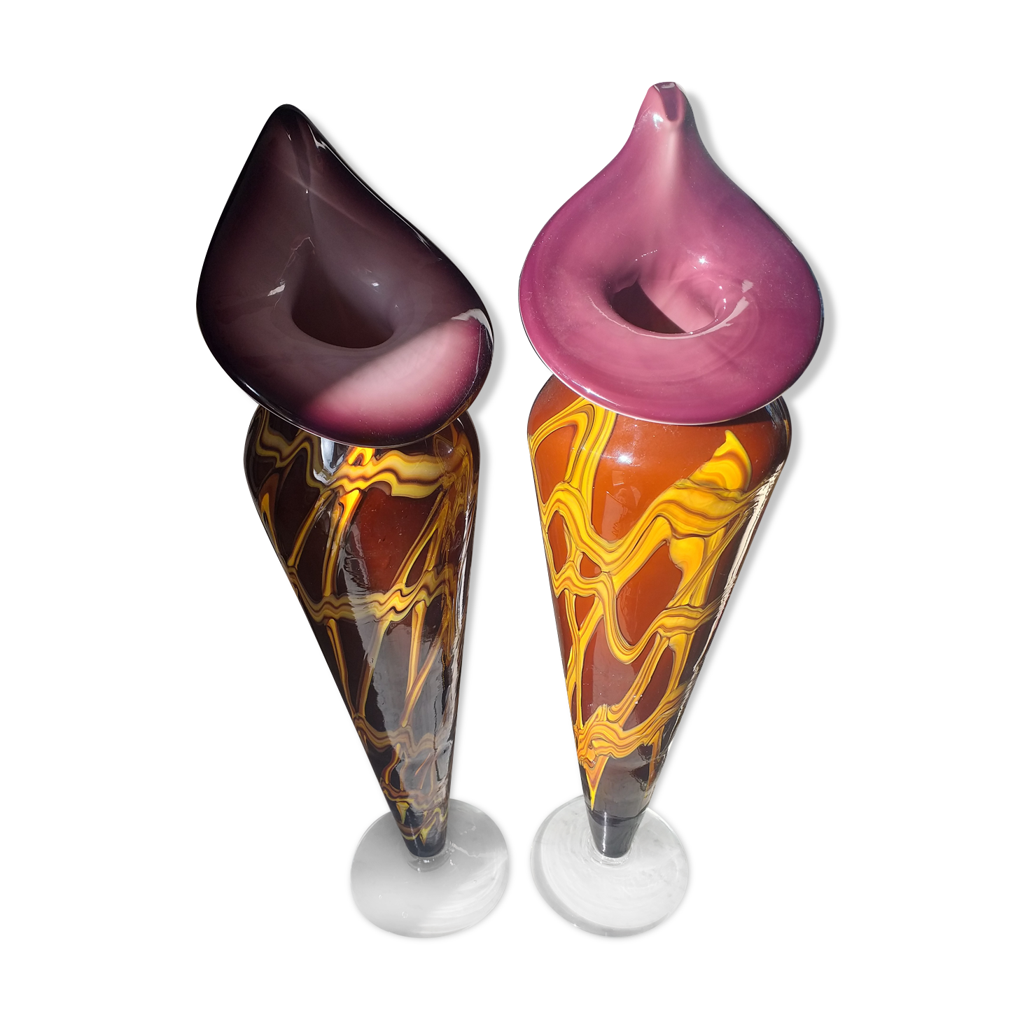 Pair of vases 20th - Art Deco period