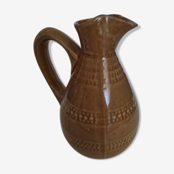 Pitcher gres varnished digoin