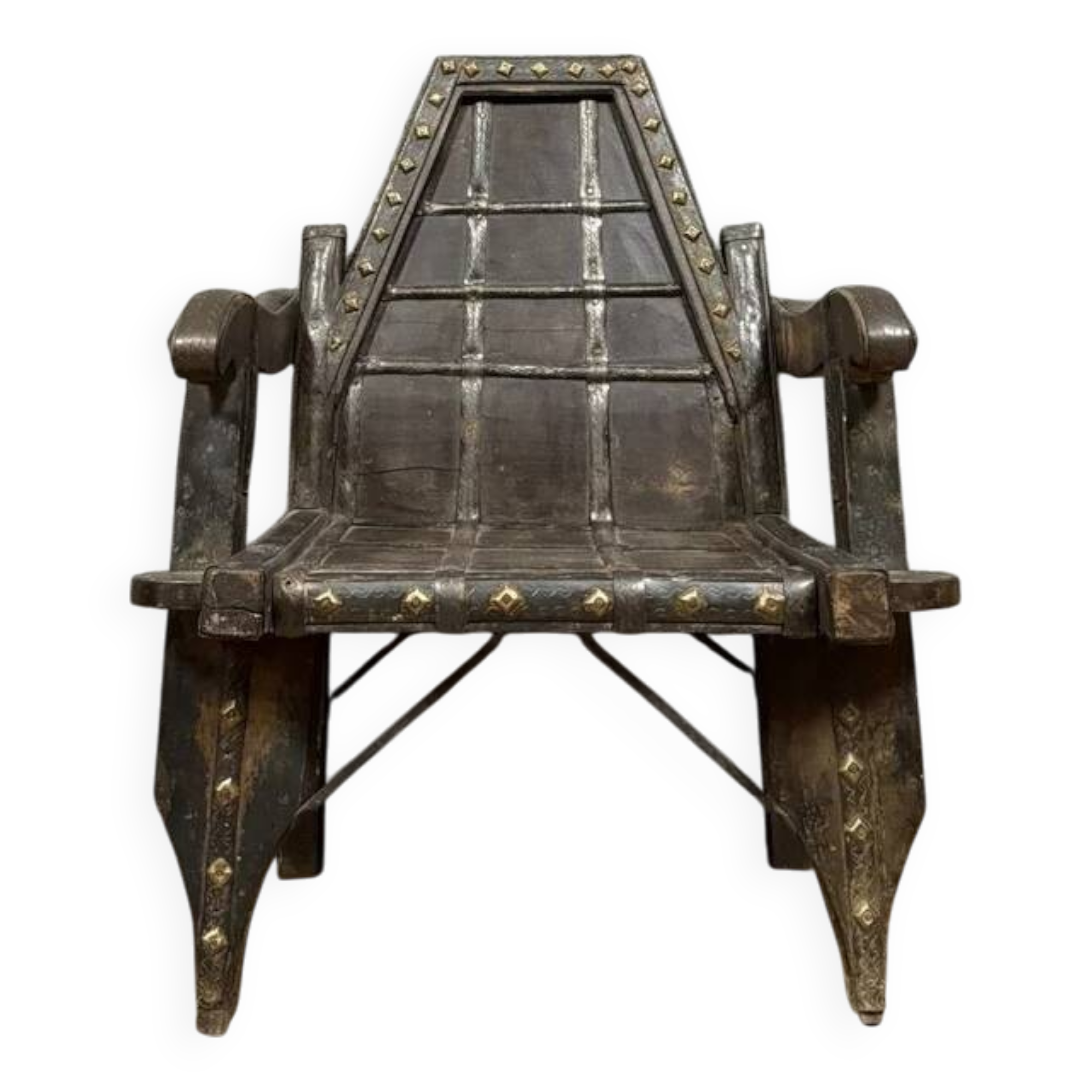 Rajasthan 19th century: Child's armchair / primitive art around 1860-1880