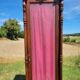 Glass cabinet with 1 door