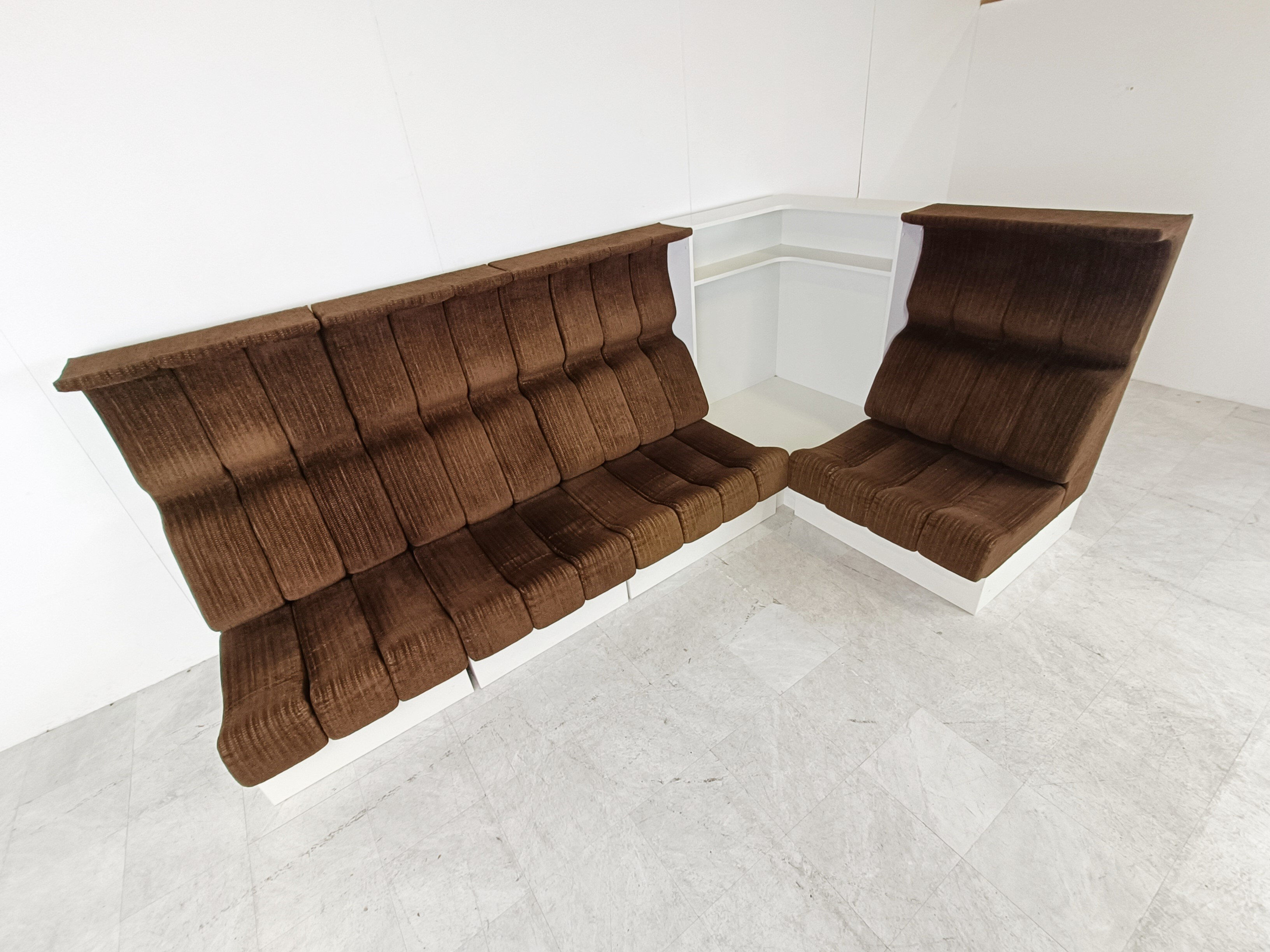 Space age sofa by Interlübke, 1970s